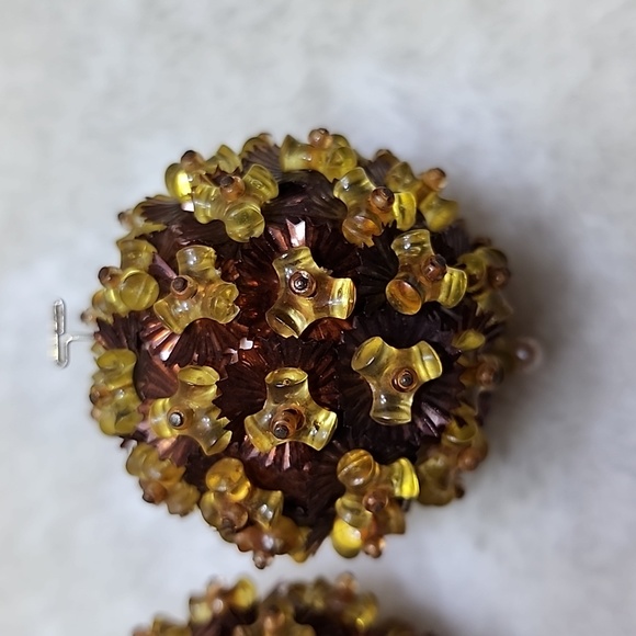 Vintage 60's Push Pin Christmas Ornaments - Picture 3 of 8